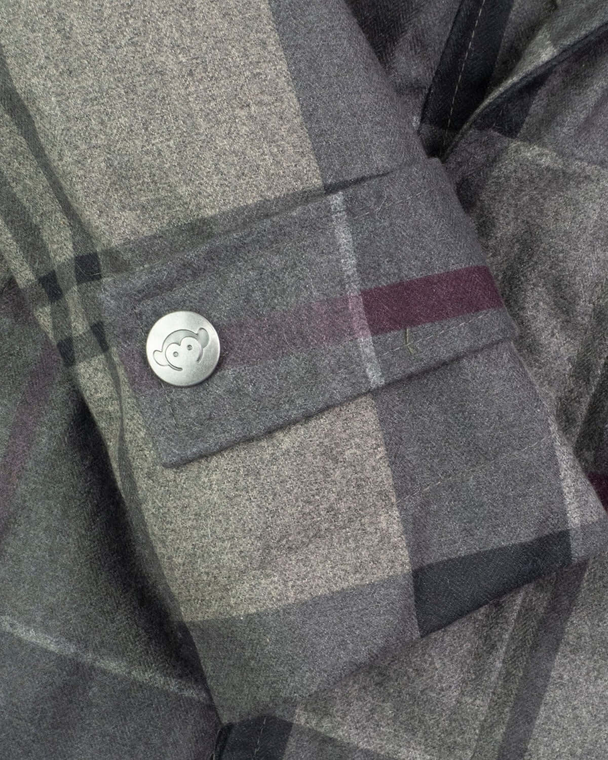 Grey Plaid New Gotham Coat