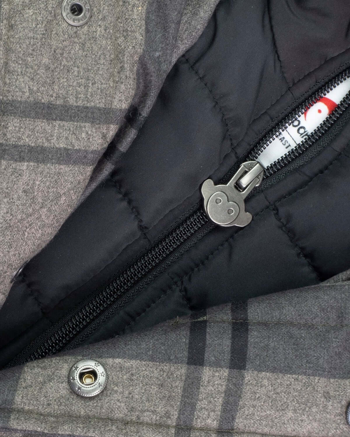 Grey Plaid New Gotham Coat