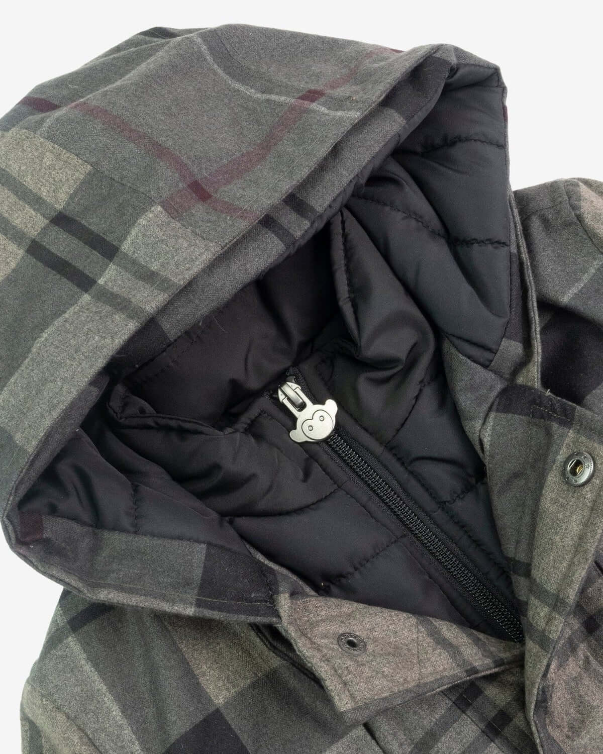 Grey Plaid New Gotham Coat