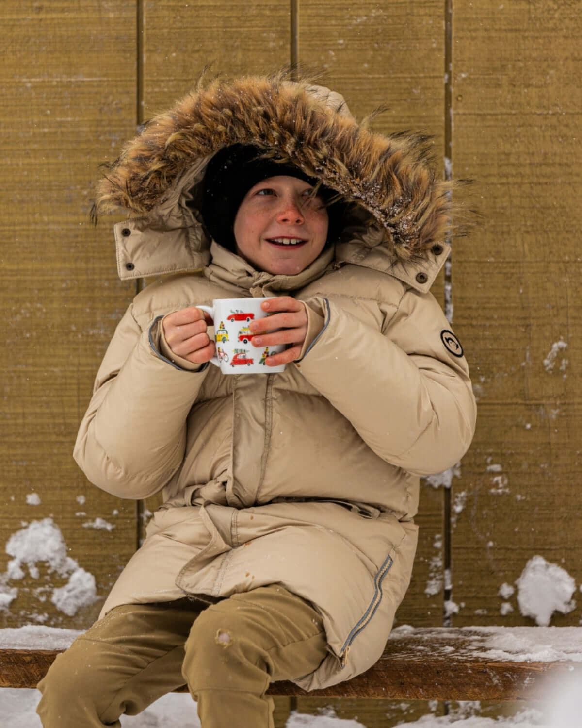 Ivory Expedition Puffer Coat