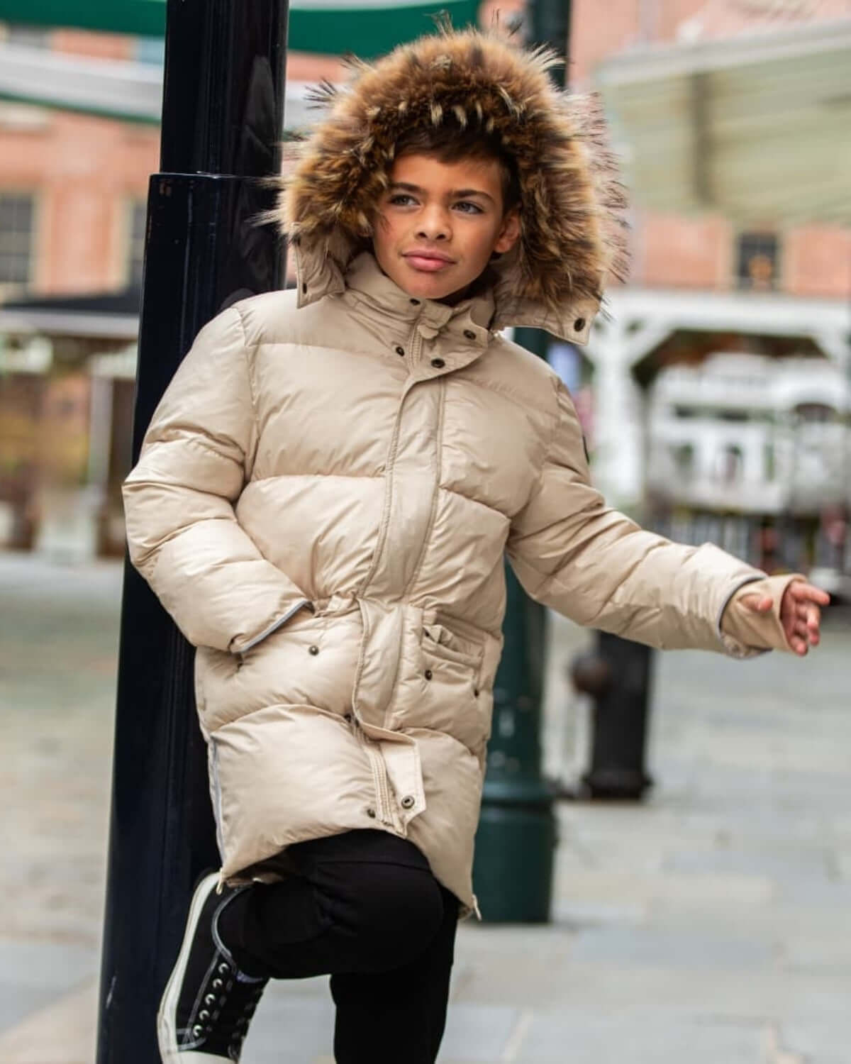 Ivory Expedition Puffer Coat