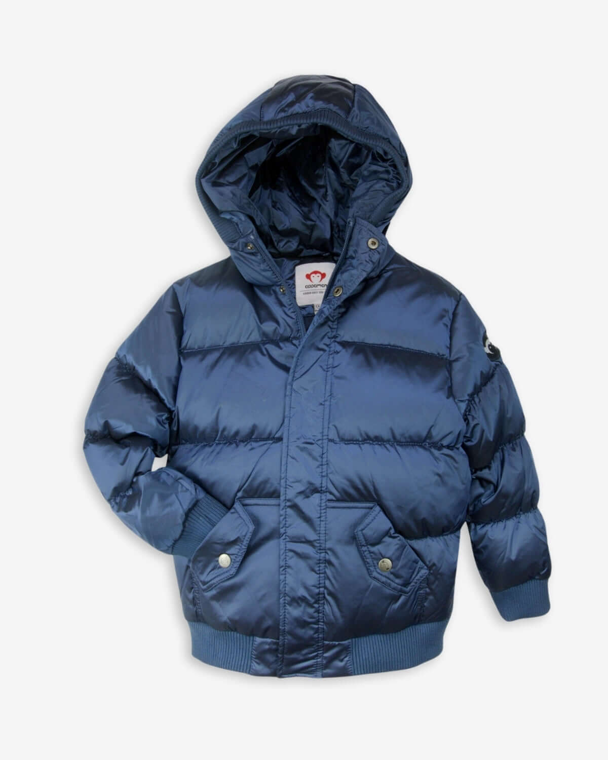 Navy Blue Puffy Coat