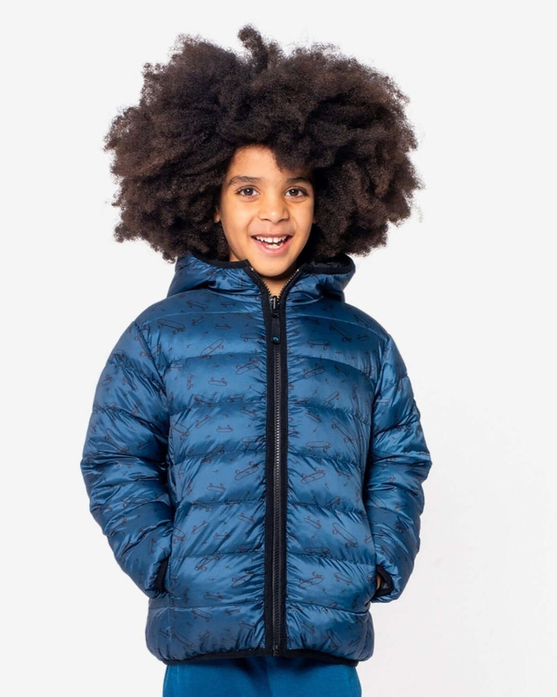 Skater Vibes Reversible Puffer