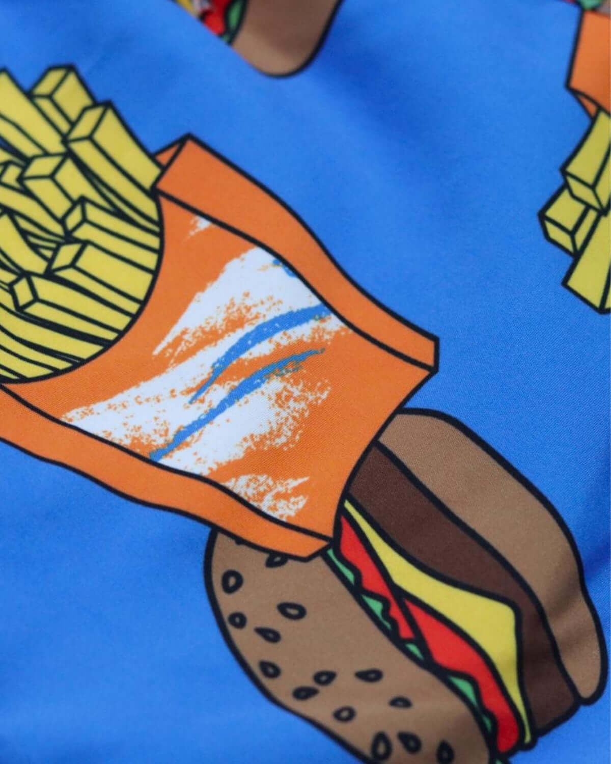 Burgers & Fries Swim Trunks