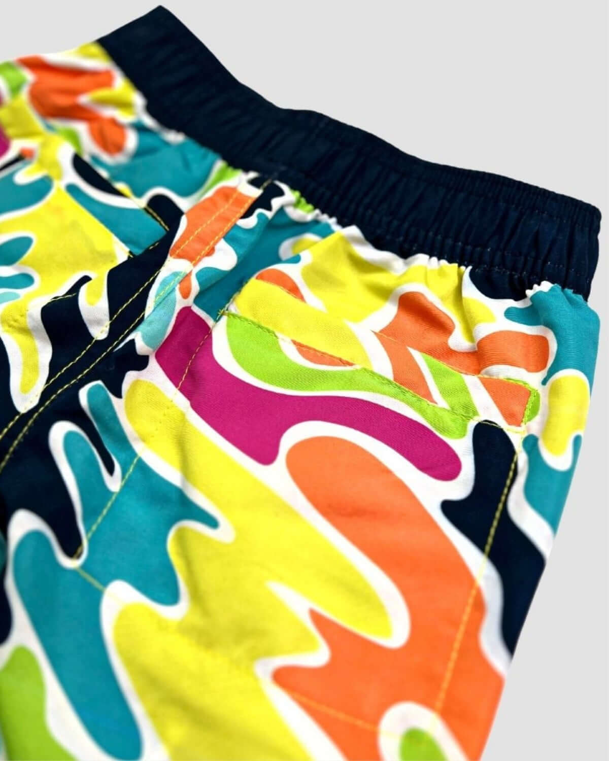 Color Spill Swim Trunks