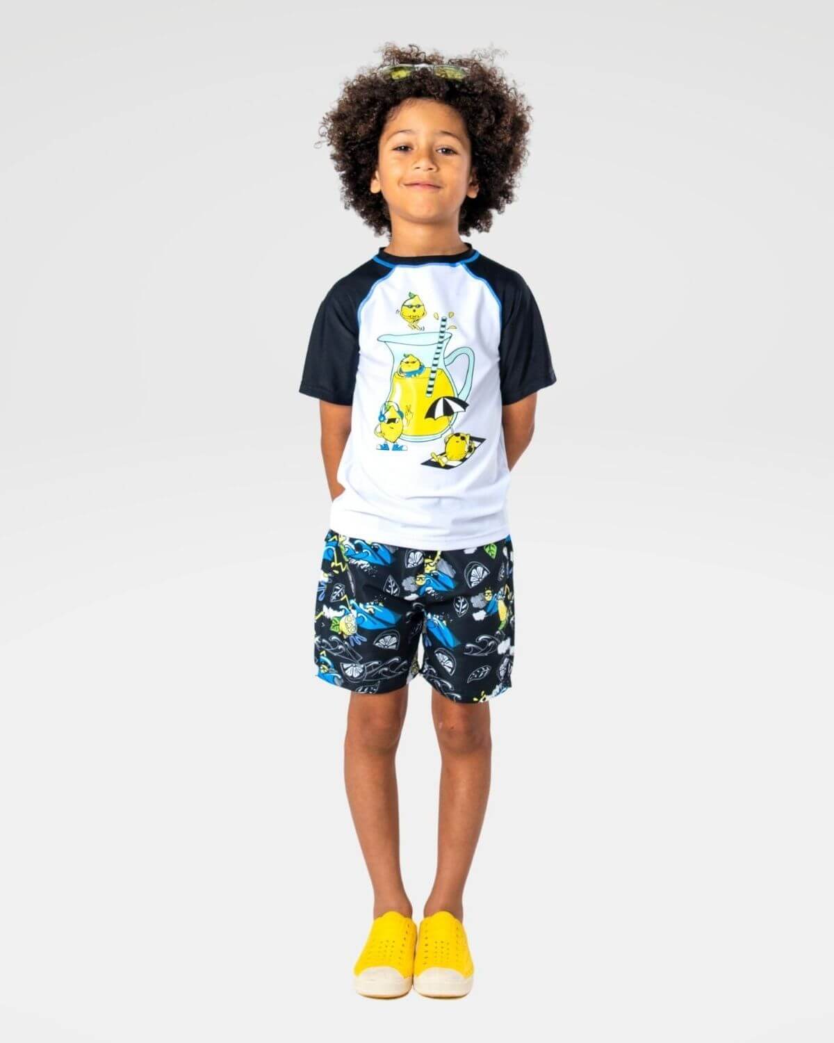 Lemon Chill Swim Trunks