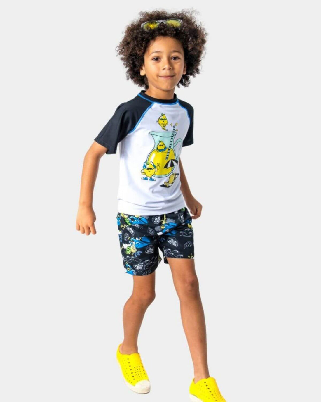 Lemon Chill Swim Trunks