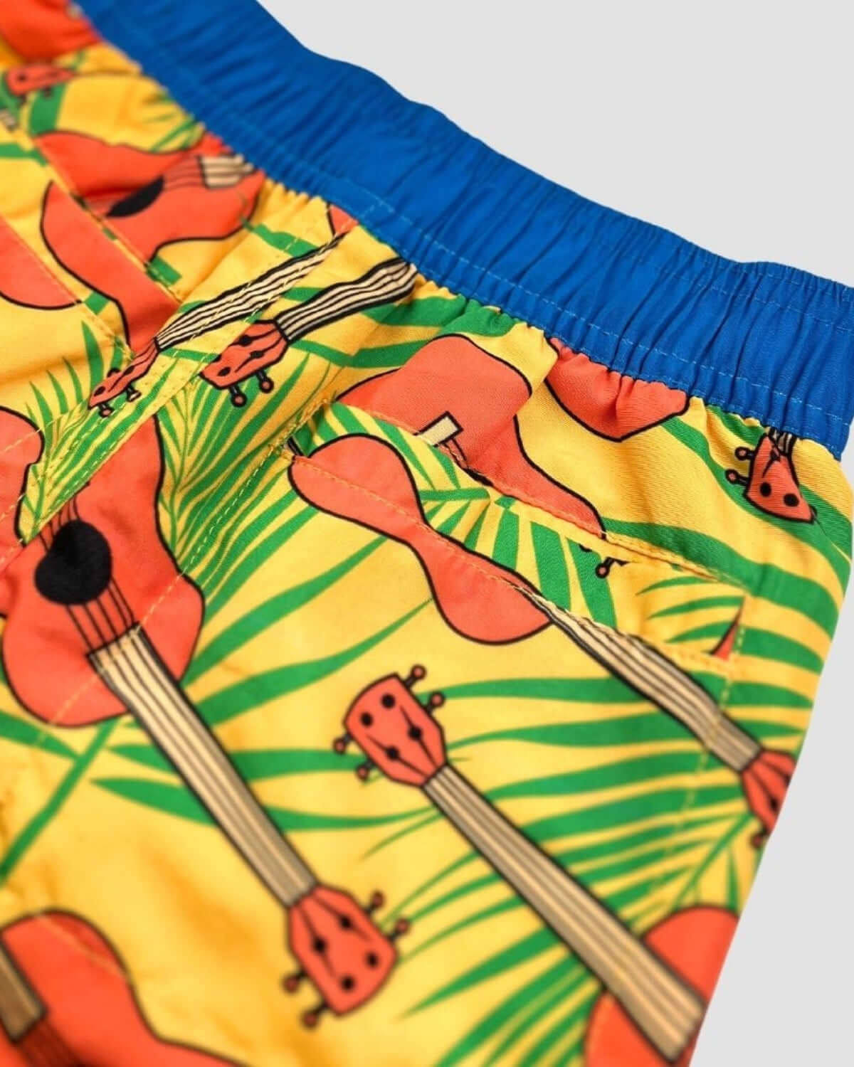 Ukulele Paradise Swim Trunks