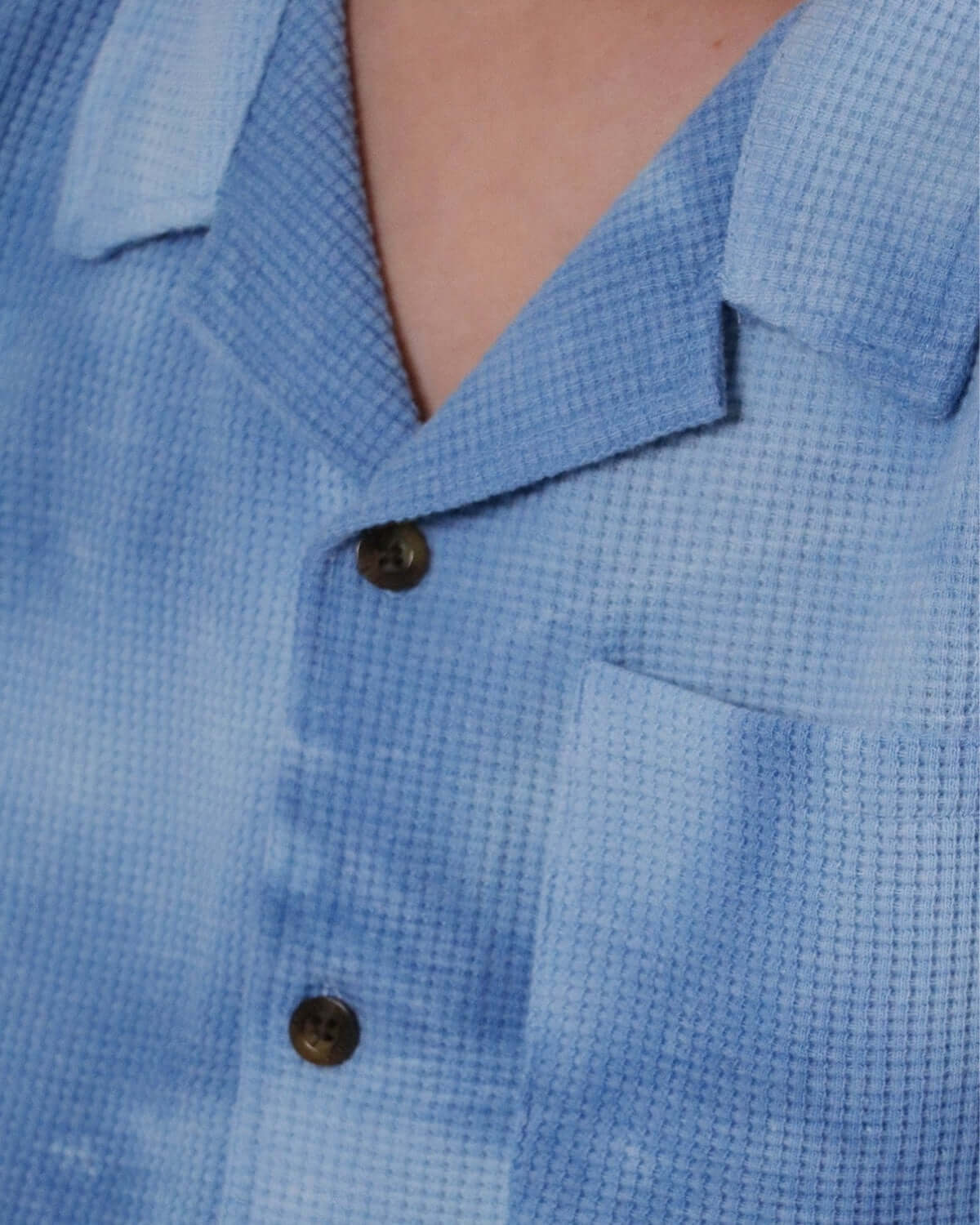Blue Tie Dye Resort Shirt