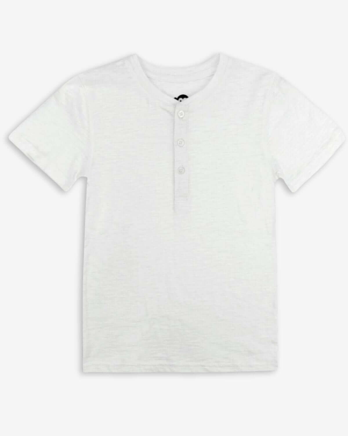 Pure White Day Party Henley