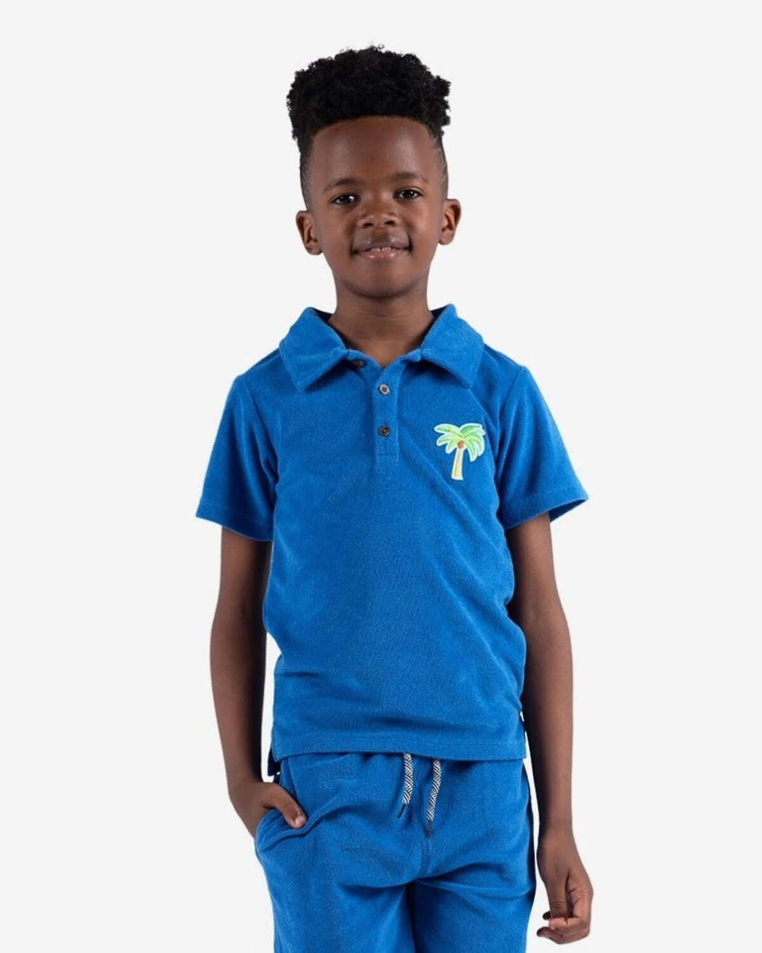 Blue Terry Fairbanks Polo