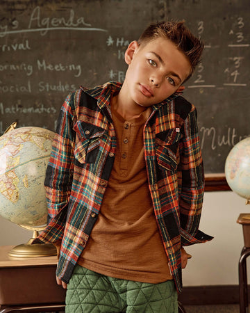 Vintage Tartan Flannel Shirt