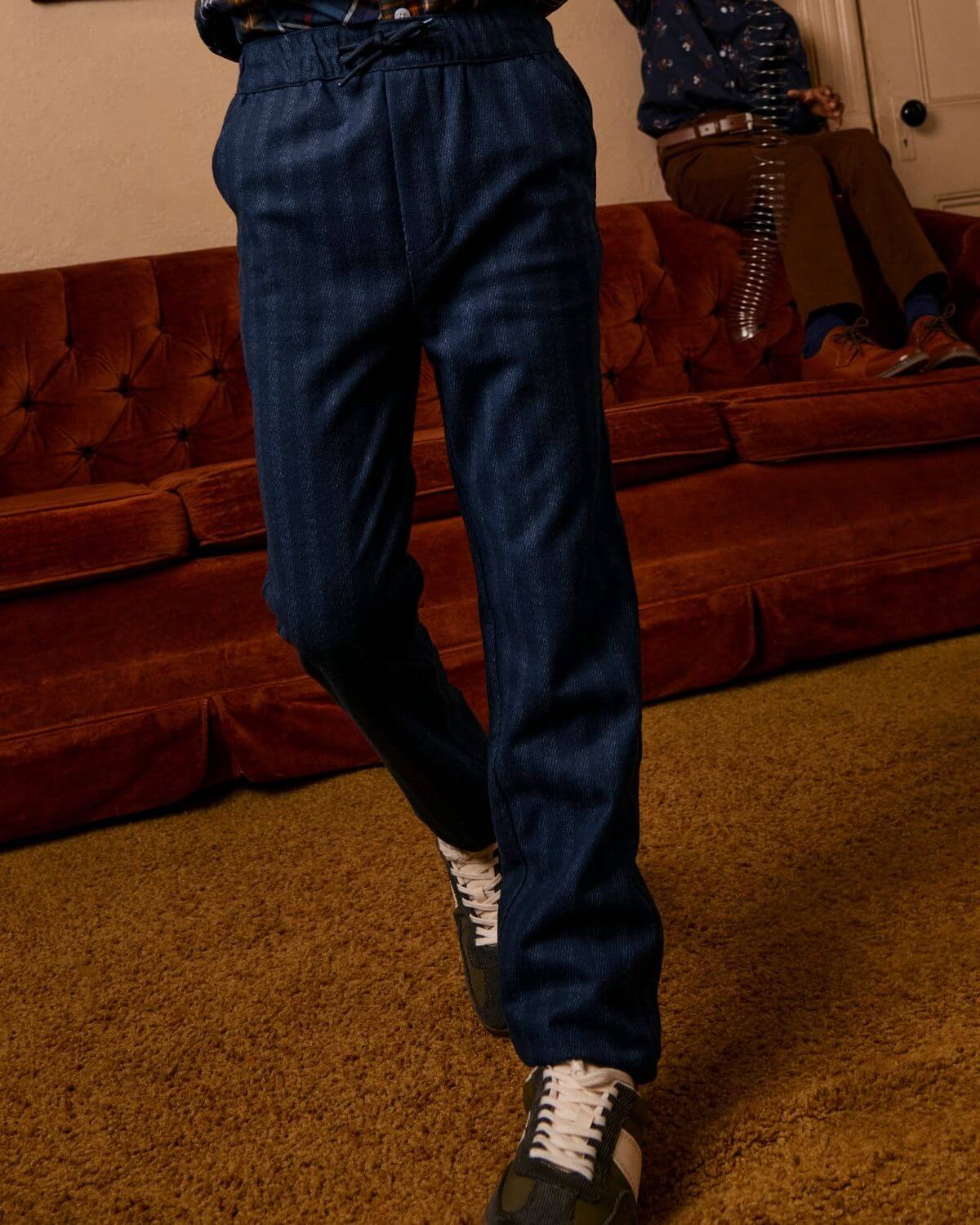 Navy Stripe Everyday Stretch Pants