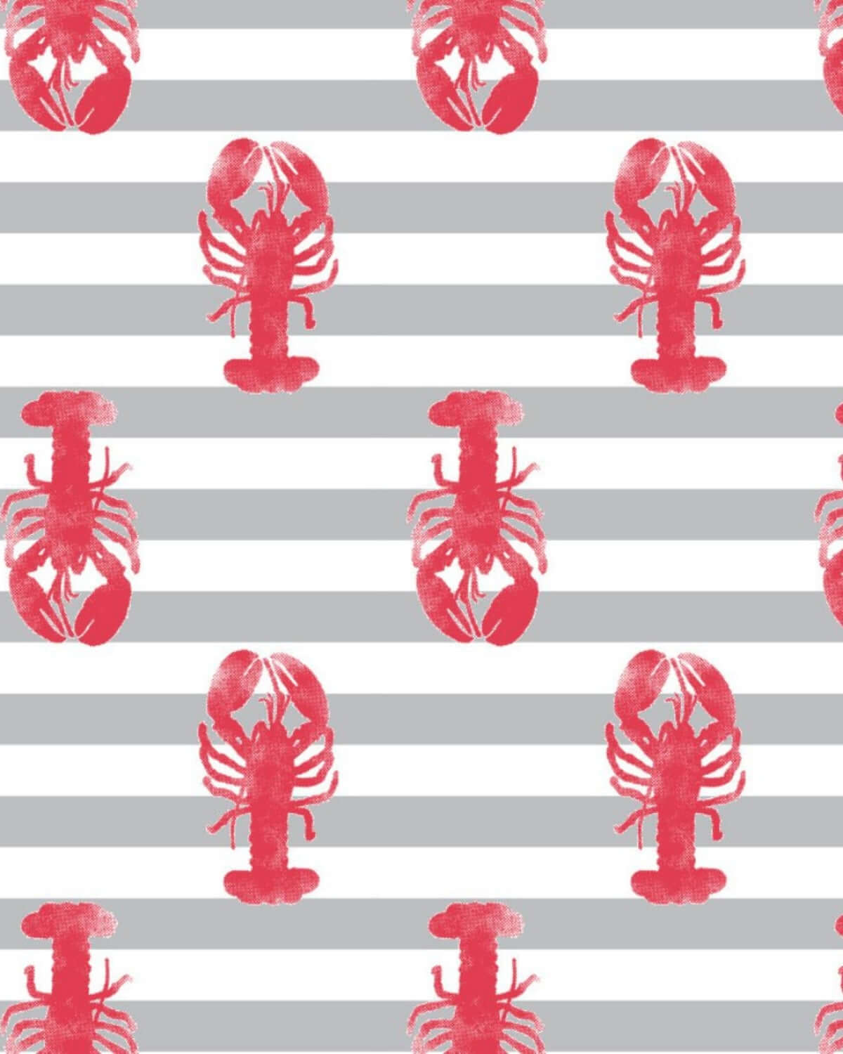 Lobster Stripe Bow Tie