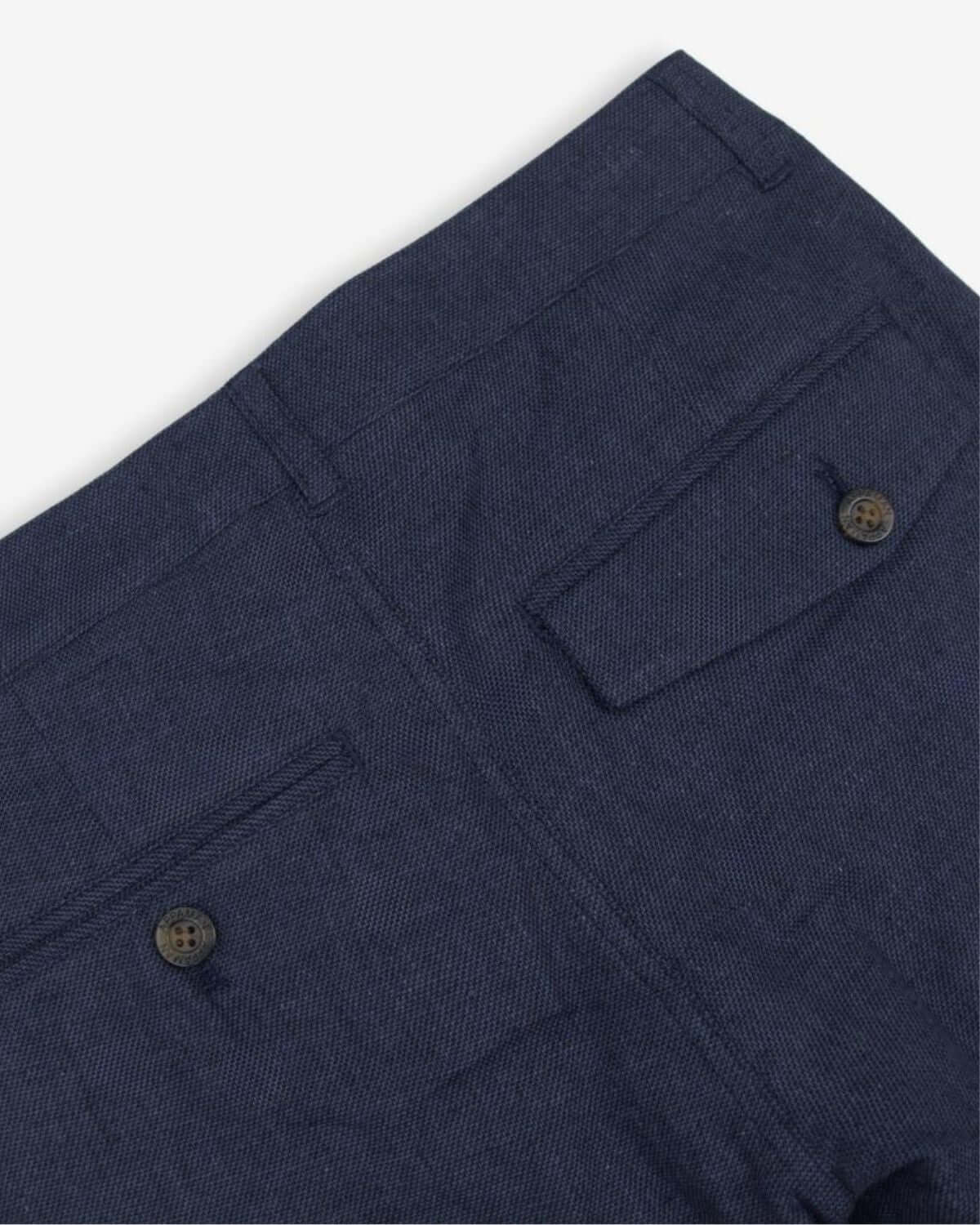 Blue Nights Linen Trouser Shorts