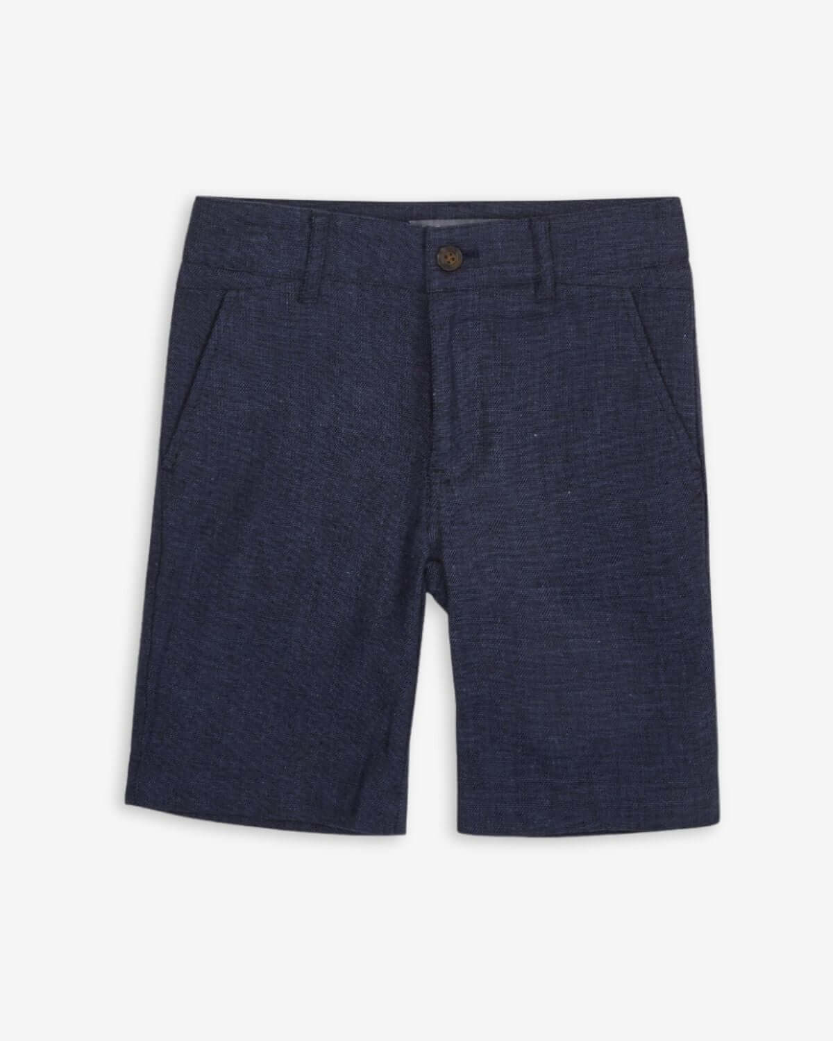 Blue Nights Linen Trouser Shorts