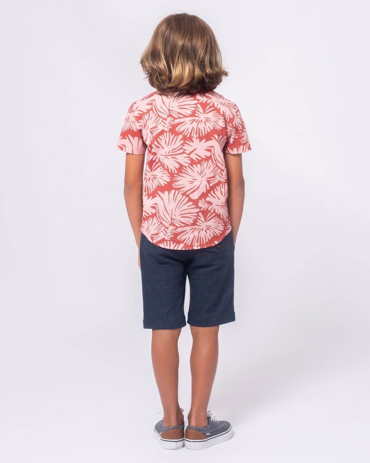 Blue Nights Linen Trouser Shorts