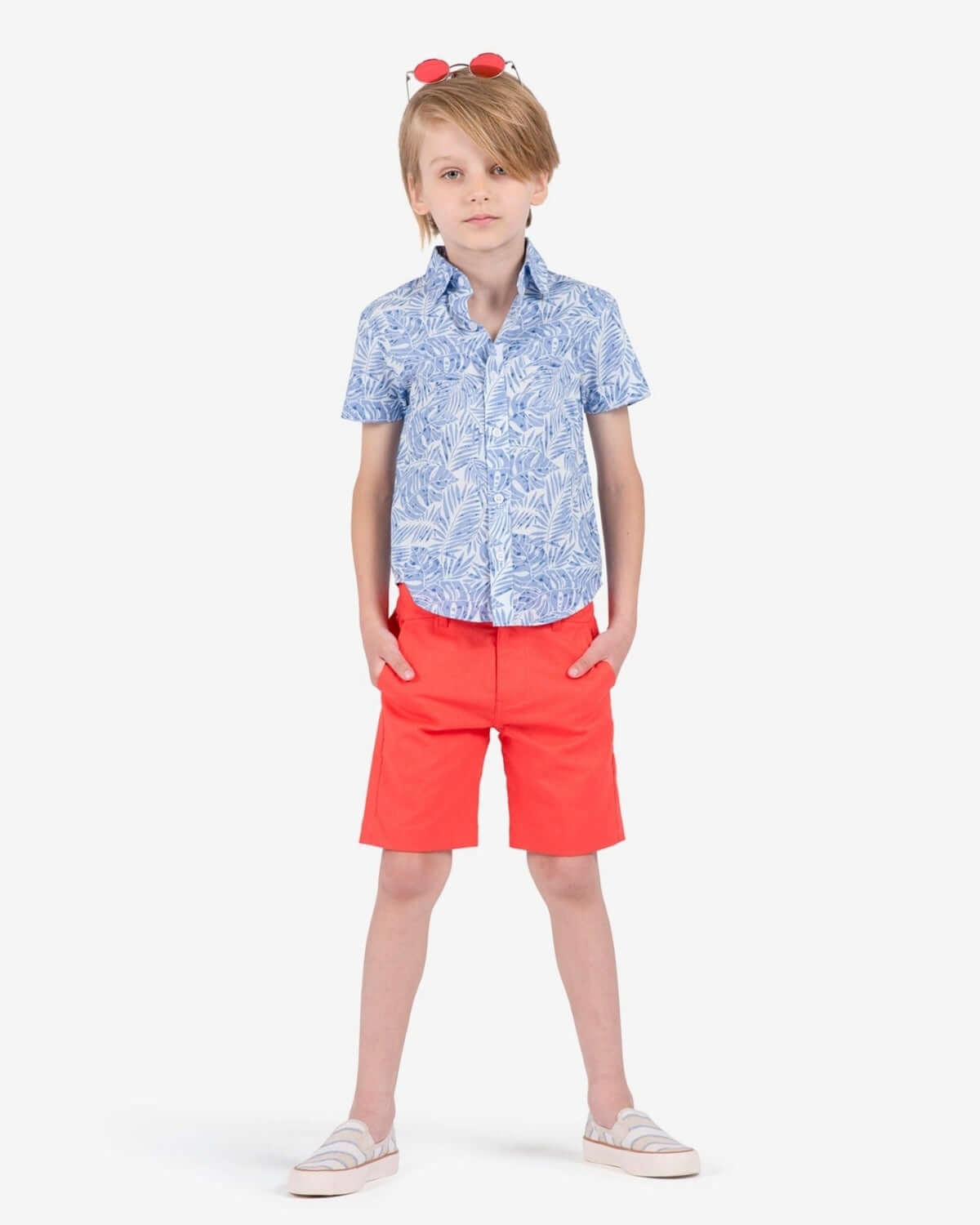 Coral Trouser Shorts