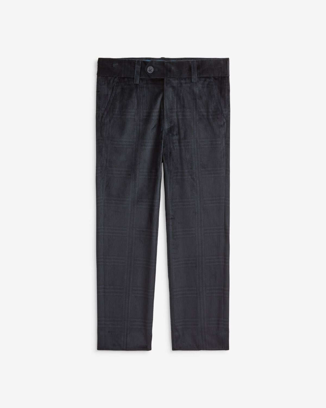 Midnight Velvet Plaid Suit Pants