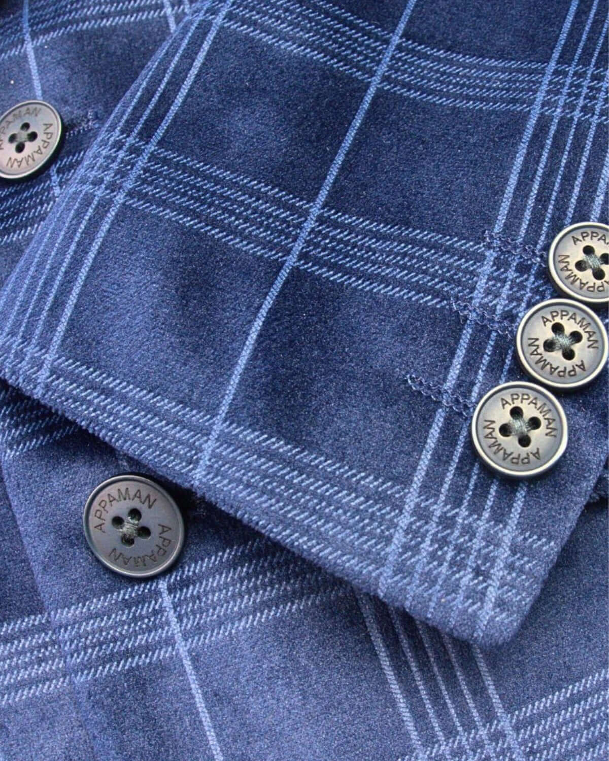 Blue Velvet Suit Blazer