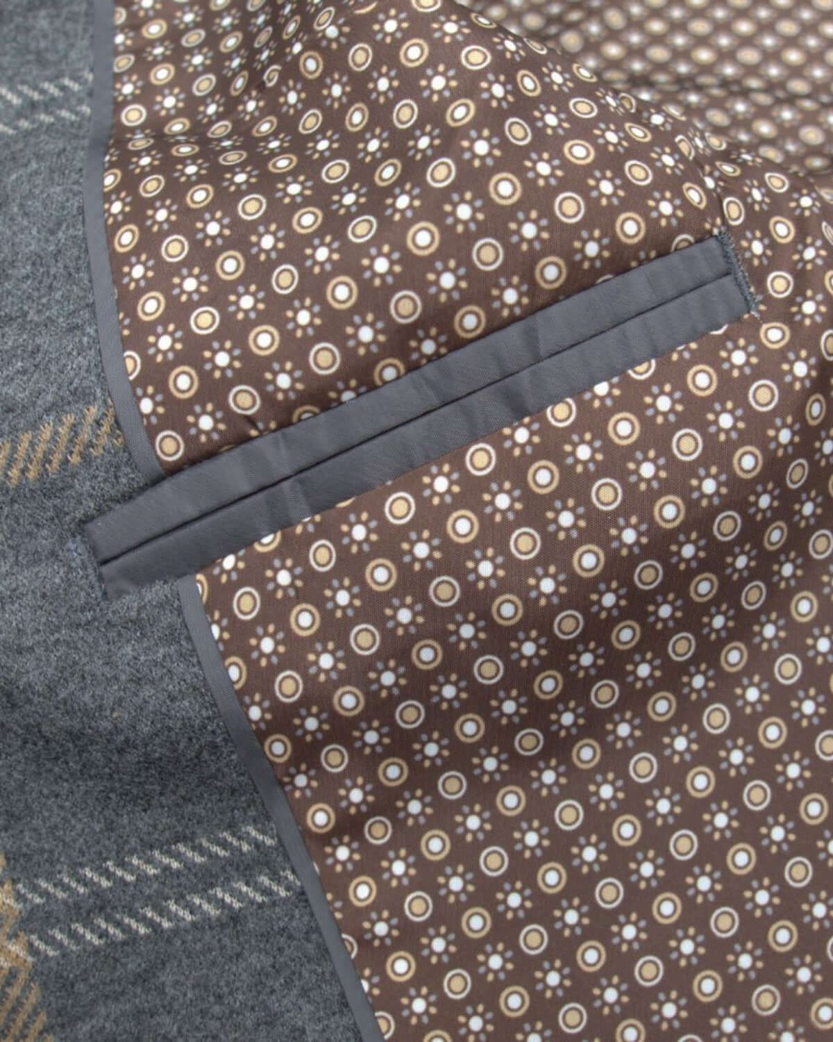 Smoky Windowpane Club Jacket