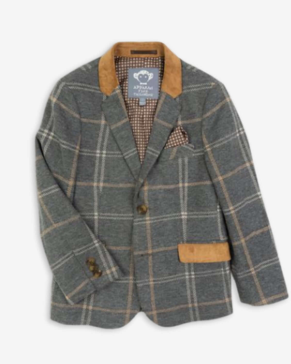 Smoky Windowpane Club Jacket