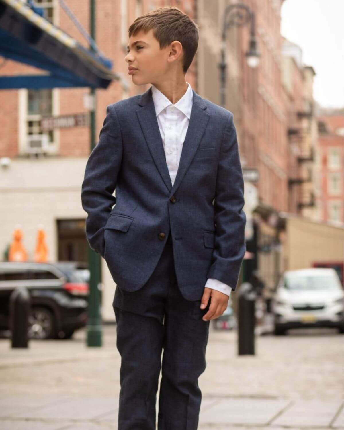 Blue Nights Linen Sports Jacket