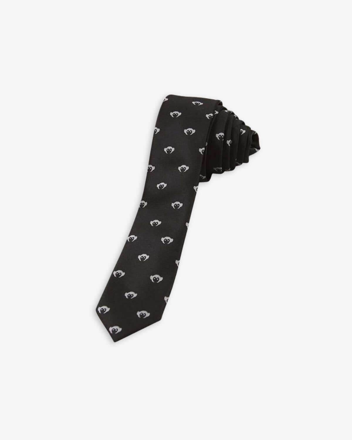 Black Logo Tie