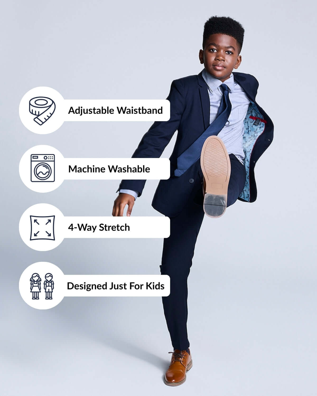 Navy Blue Mod Suit