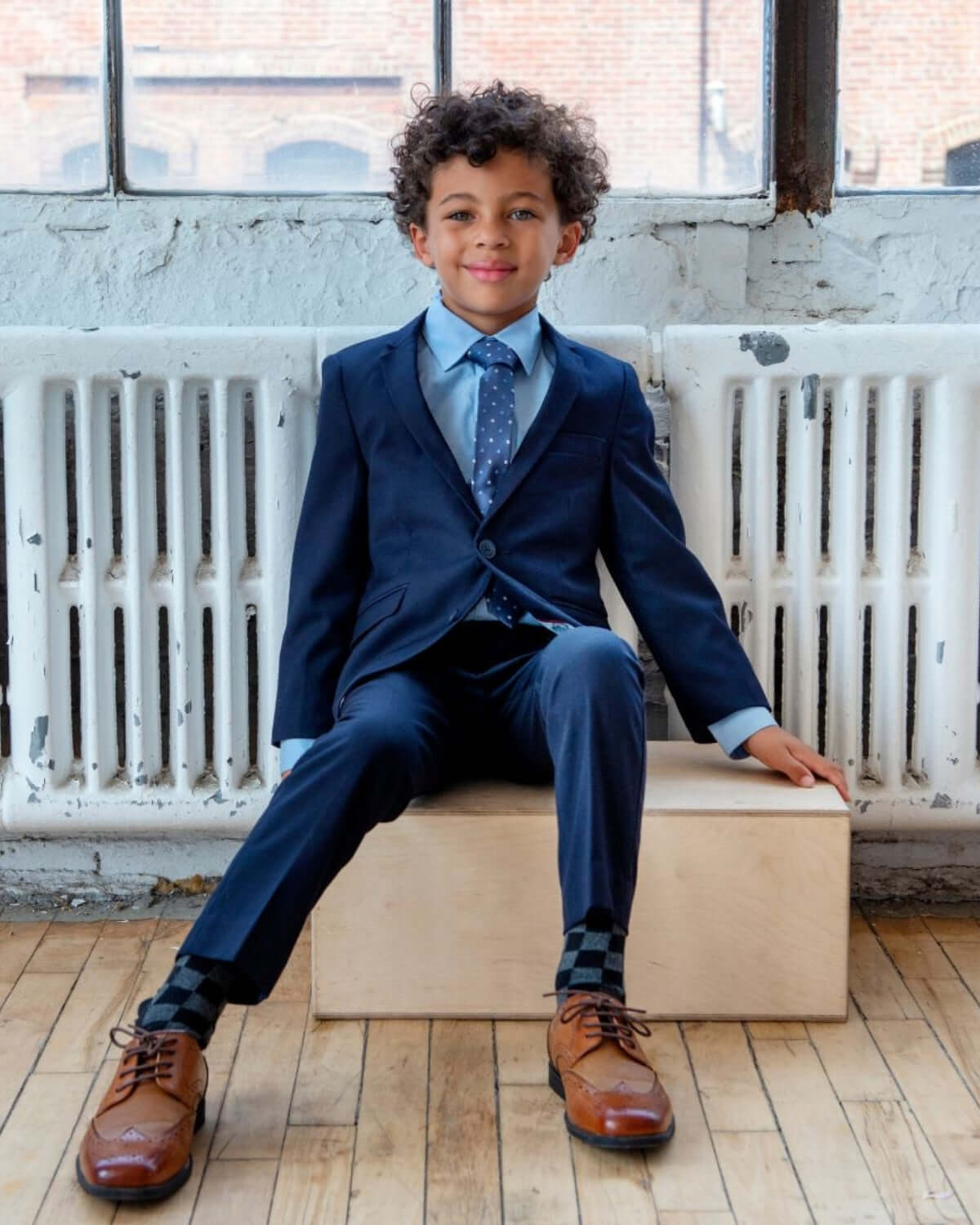Navy Blue Suit Pants