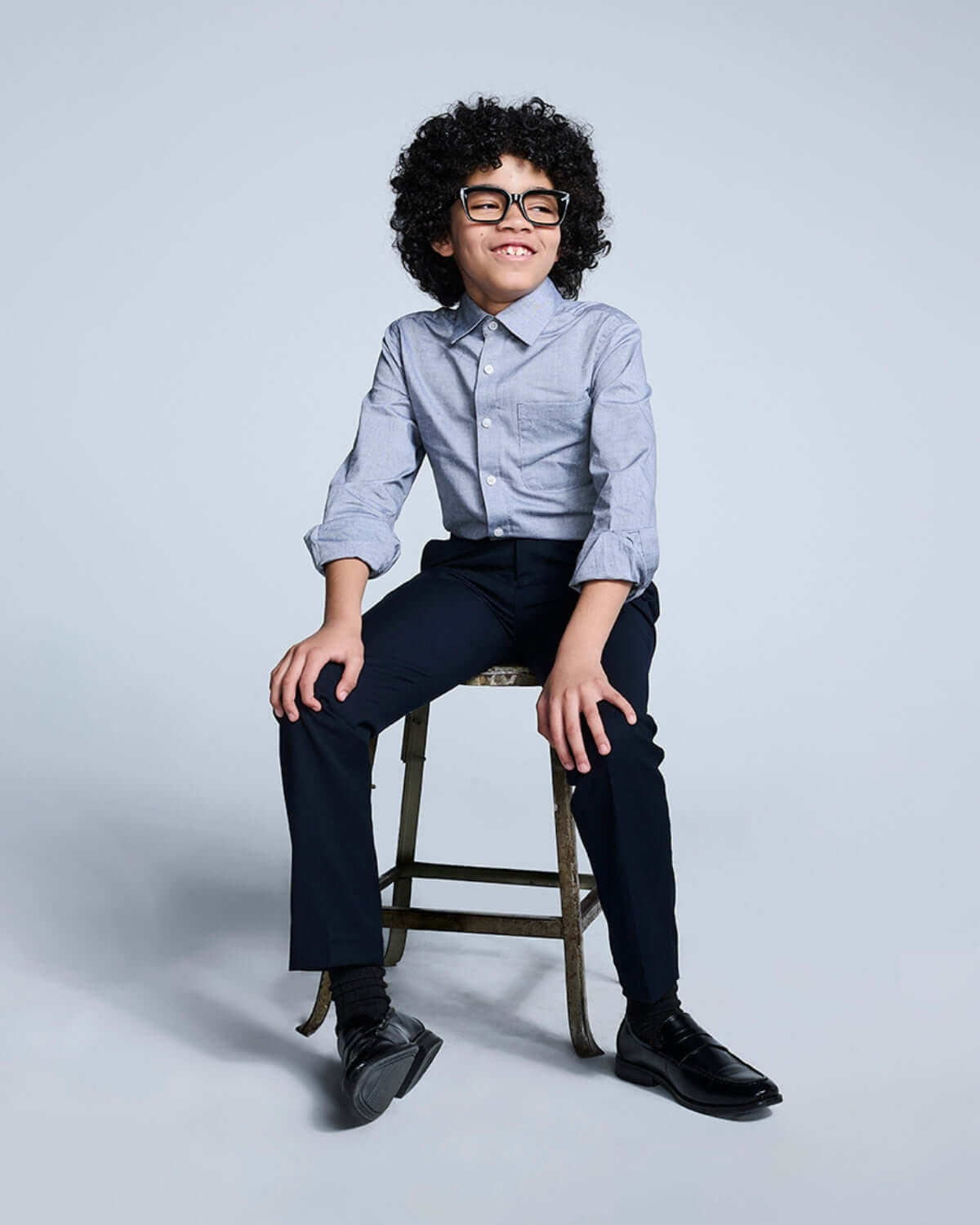 Navy Blue Suit Pants