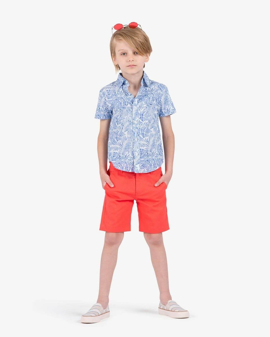 Blue Palms Day Party Shirt