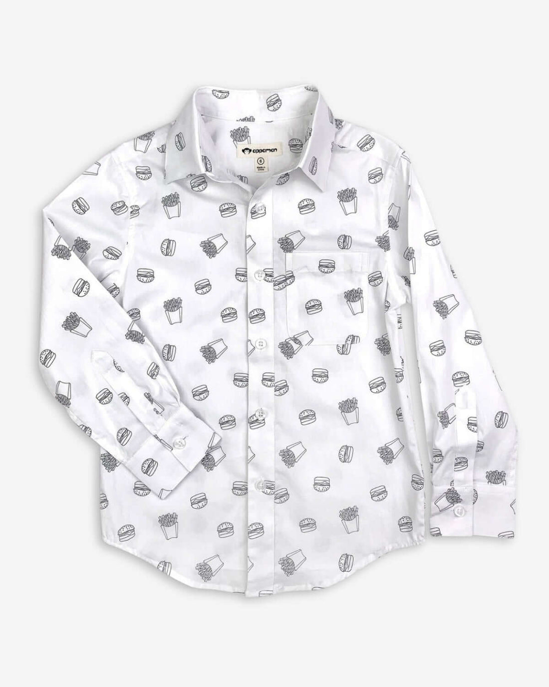 Burgers & Fries Standard Button Down Shirt