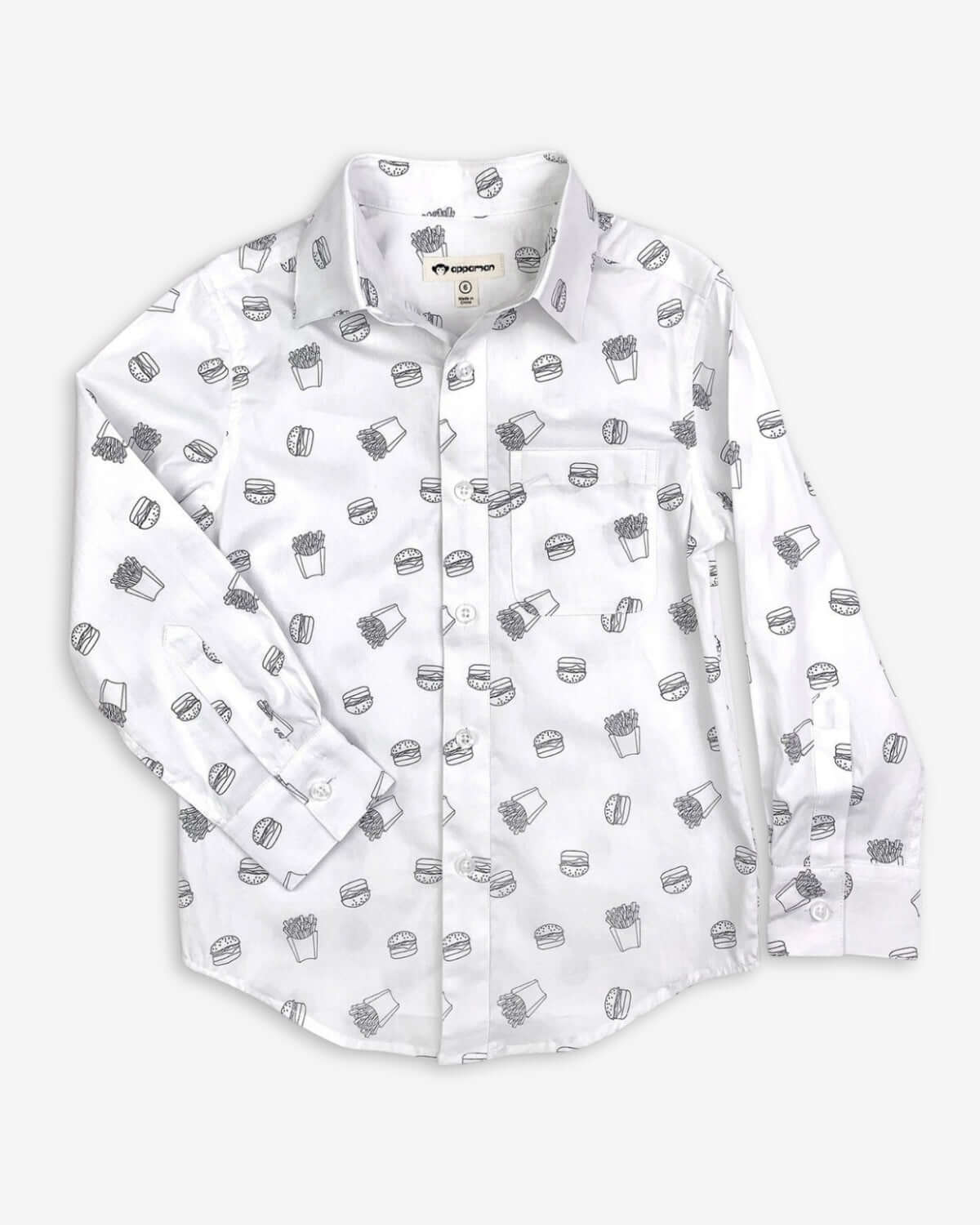Burgers & Fries Standard Button Down Shirt