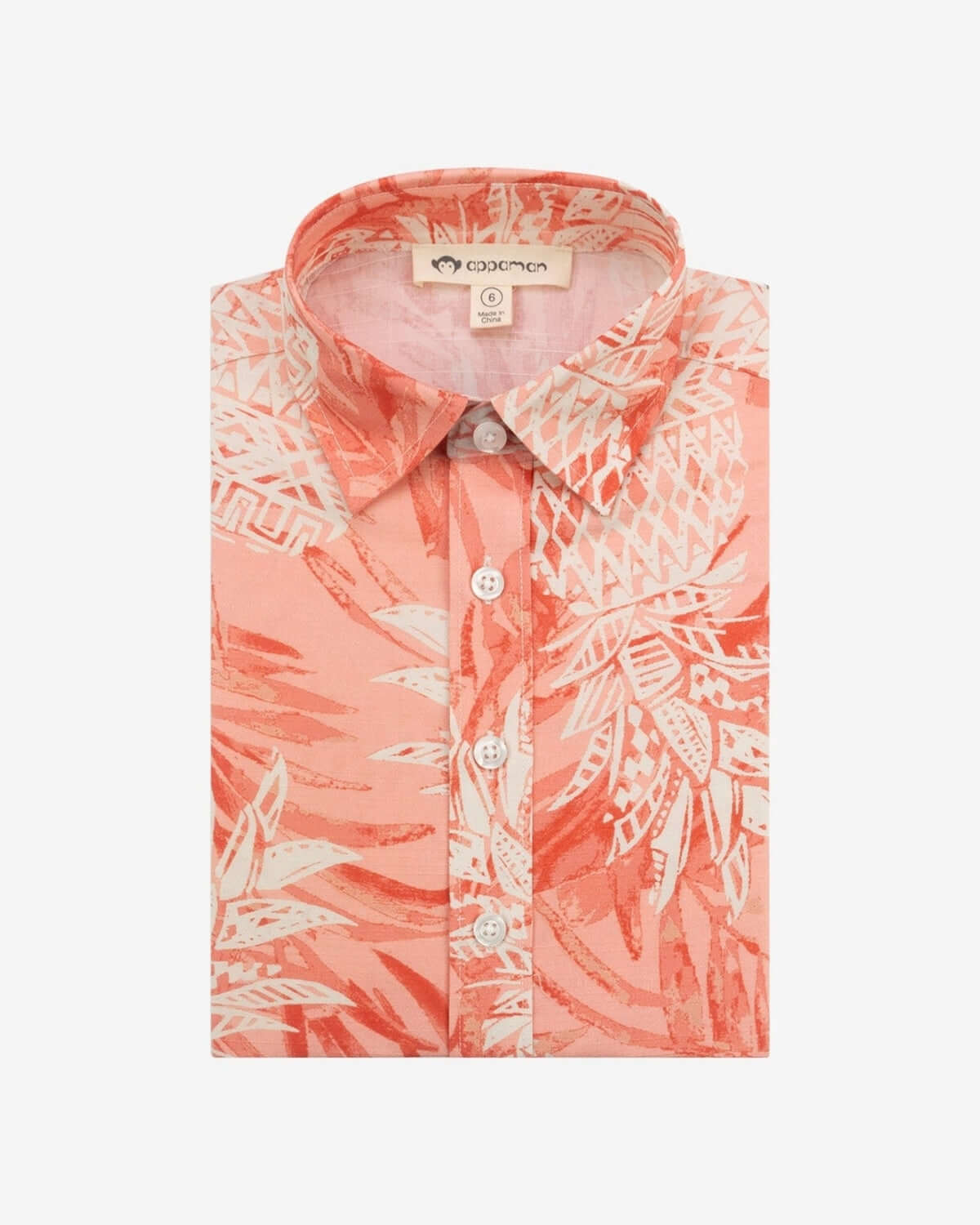 Coral Pineapples Day Party Shirt