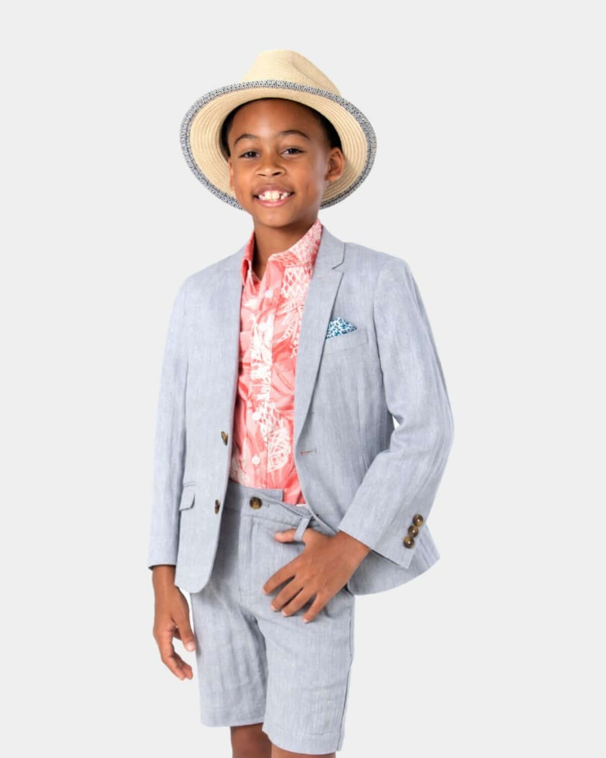 Coral Pineapples Day Party Shirt