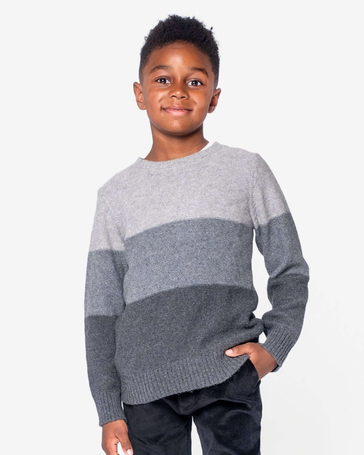 Grey Ombre Kos Sweater