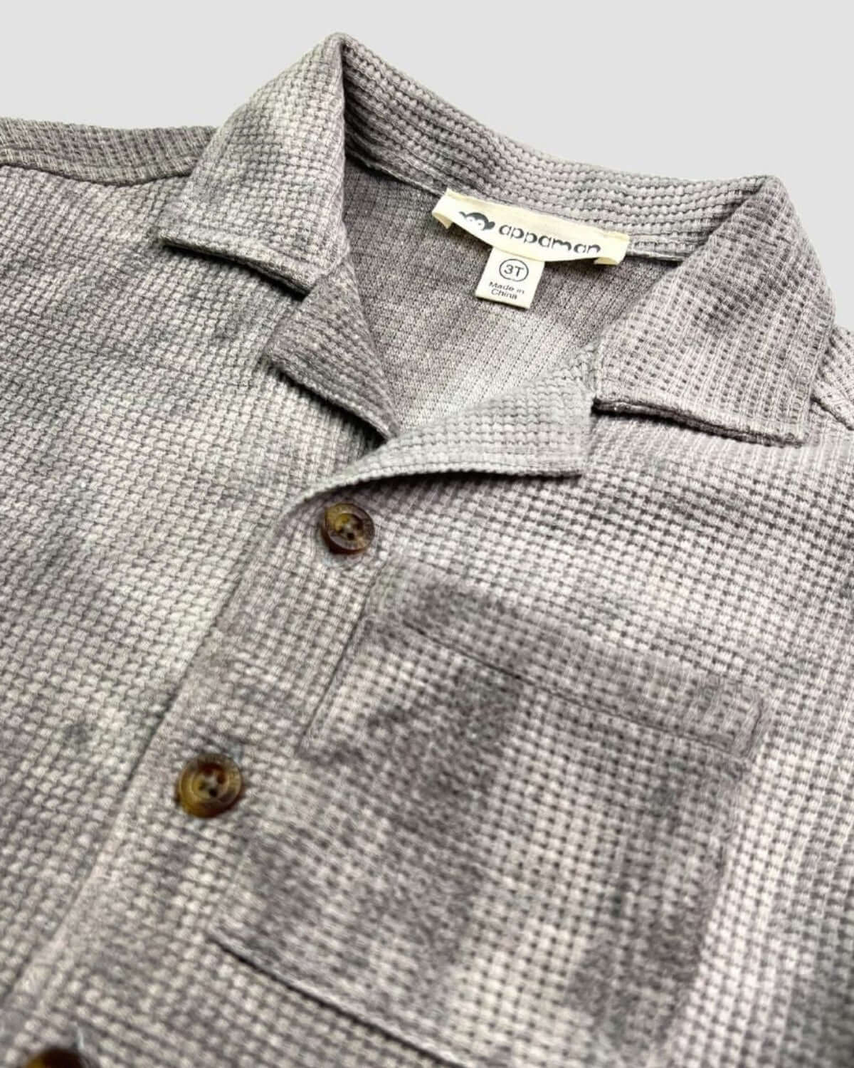 Grey Tie Dye Resort Shirt