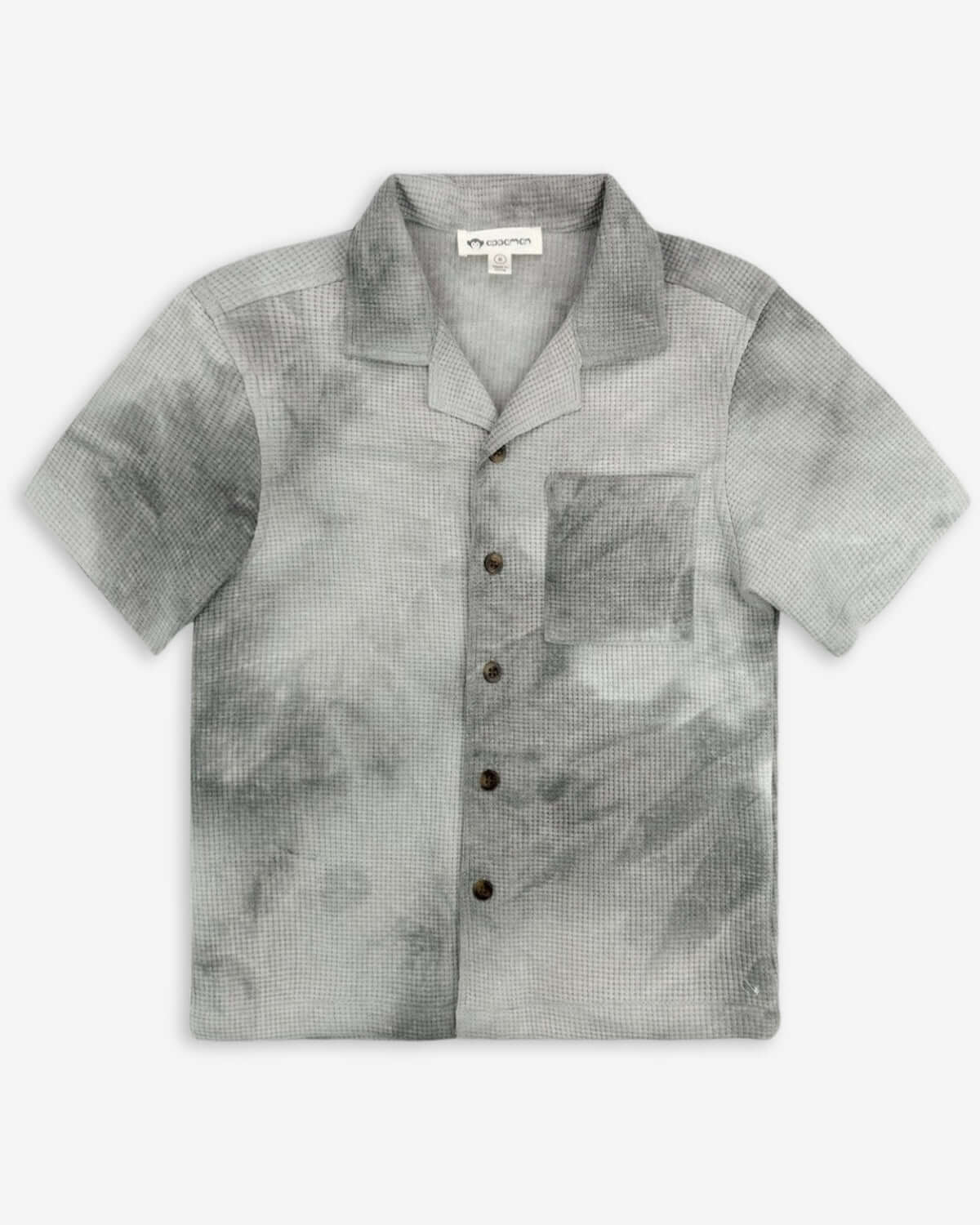 Grey Tie Dye Resort Shirt