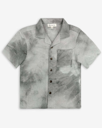 Grey Tie Dye Resort Shirt
