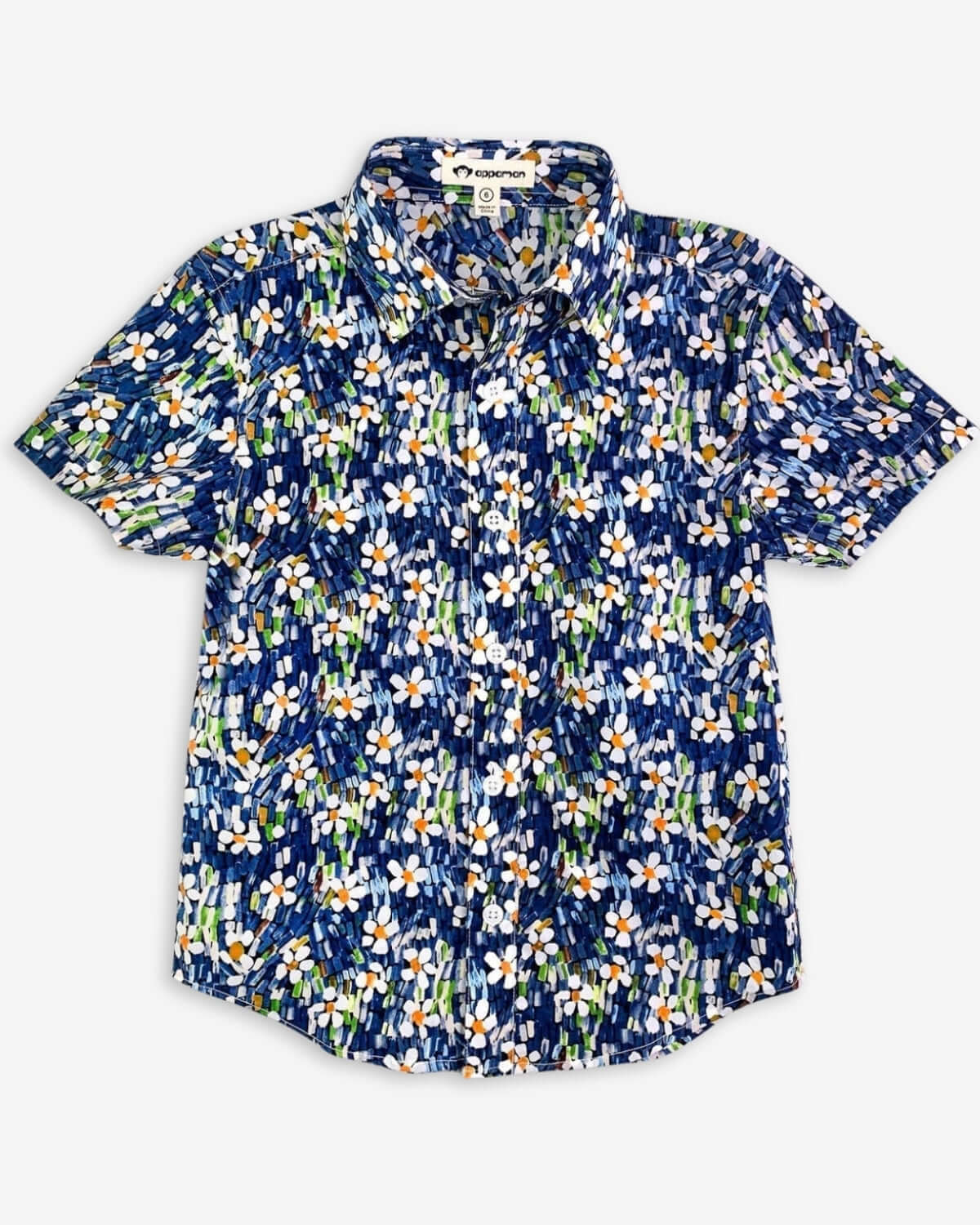 Navy Daisy Day Party Shirt