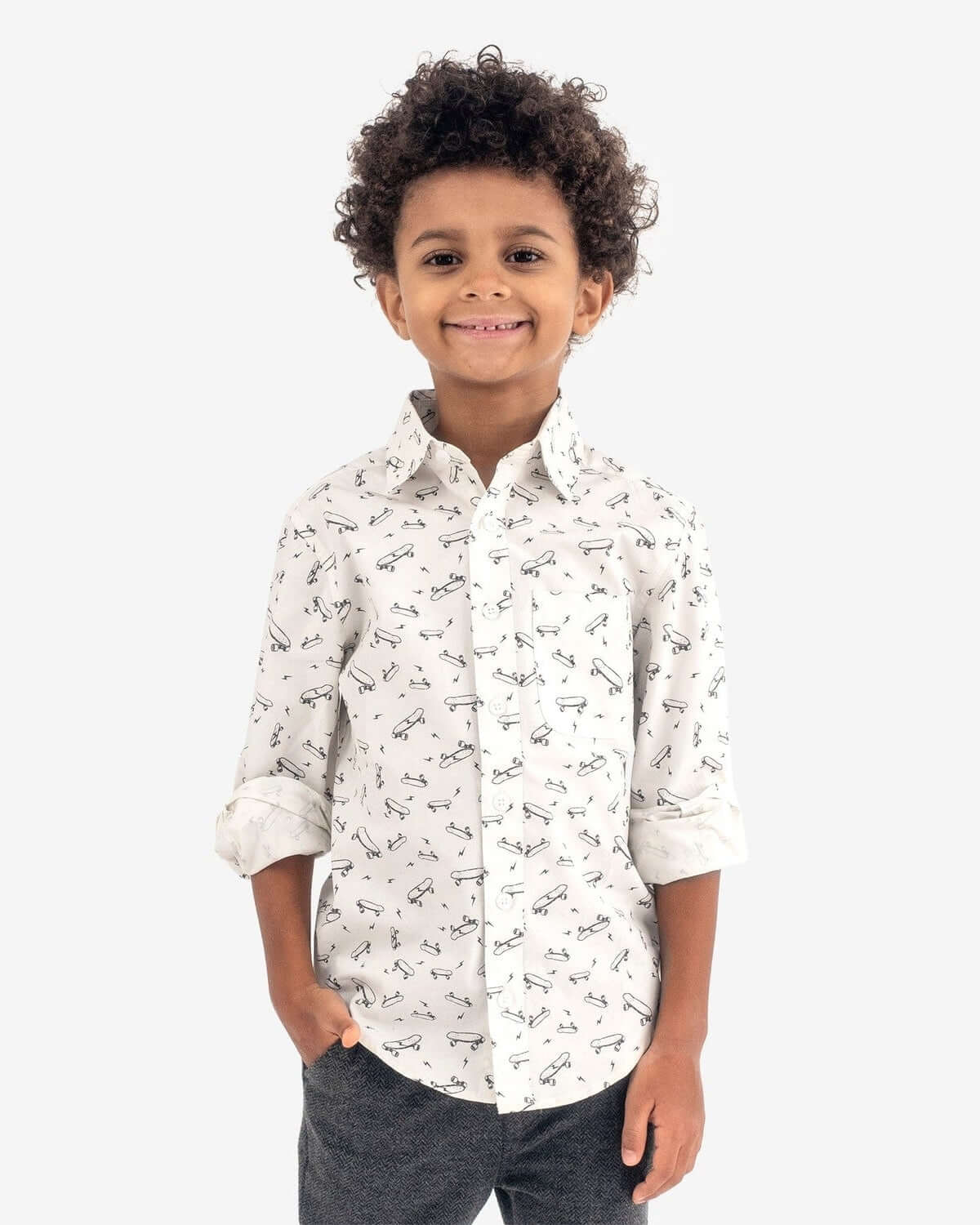 Skater Vibes Standard Button Down Shirt