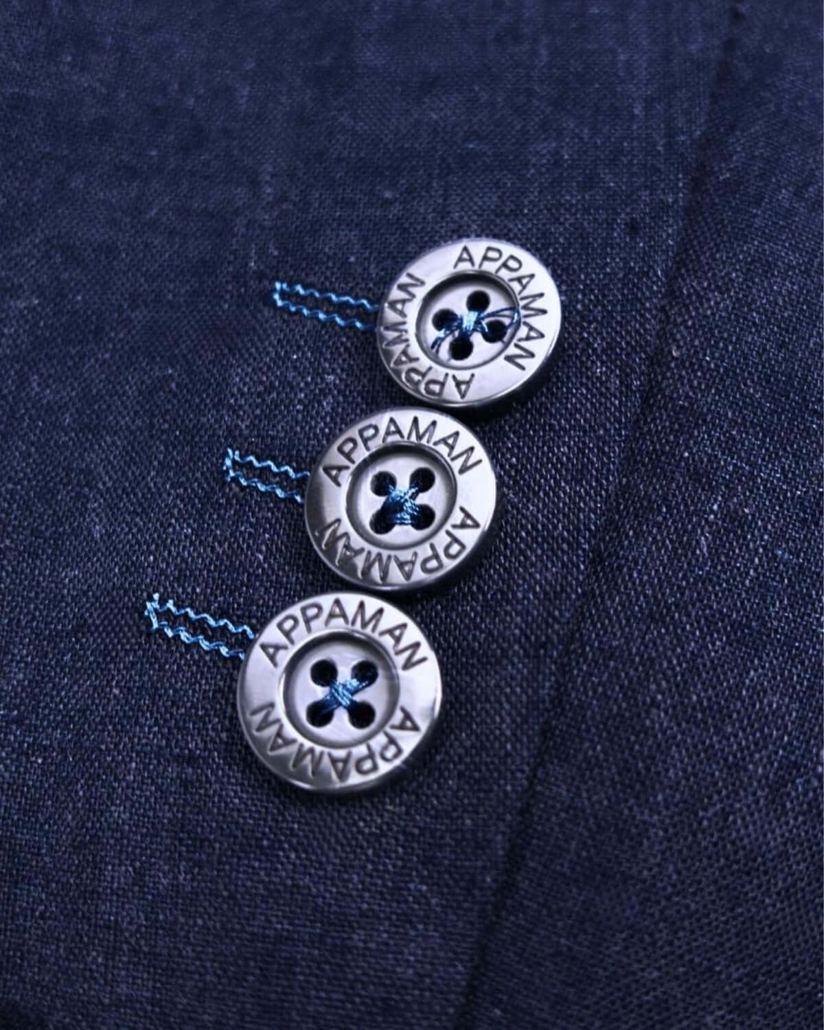 Estate Blue Linen Stretchy Mod Suit
