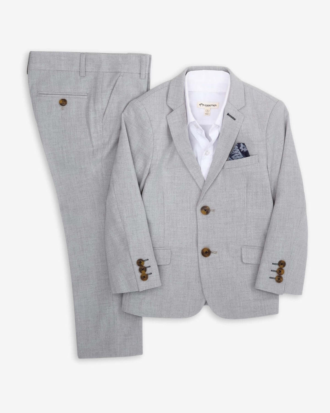 High Rise Grey Stretchy Mod Suit