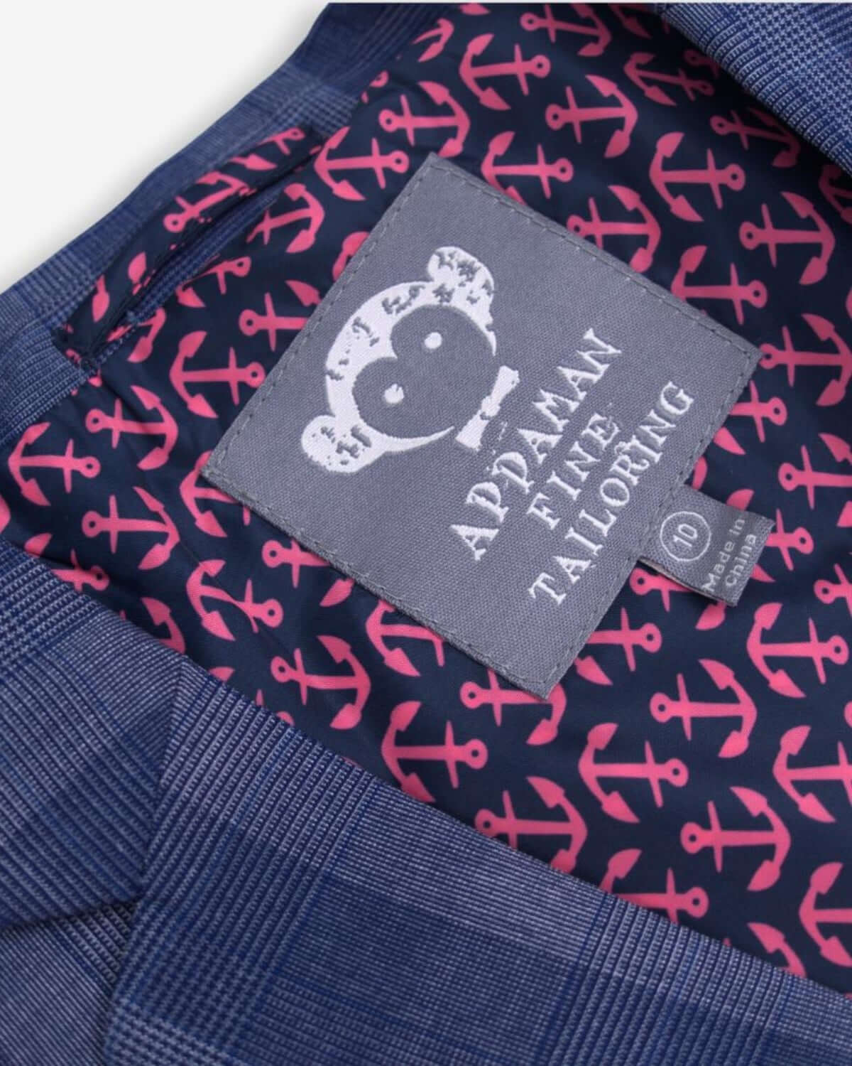 Indigo Glen Plaid Stretchy Mod Suit