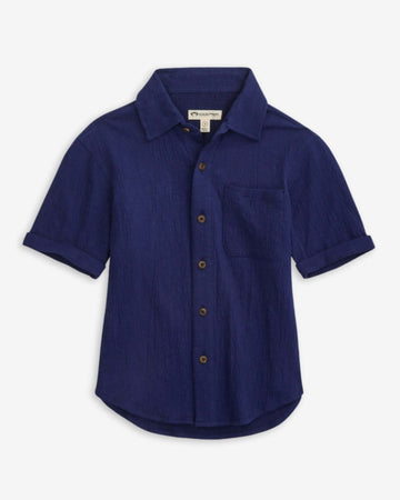 Navy Blue Beach Shirt