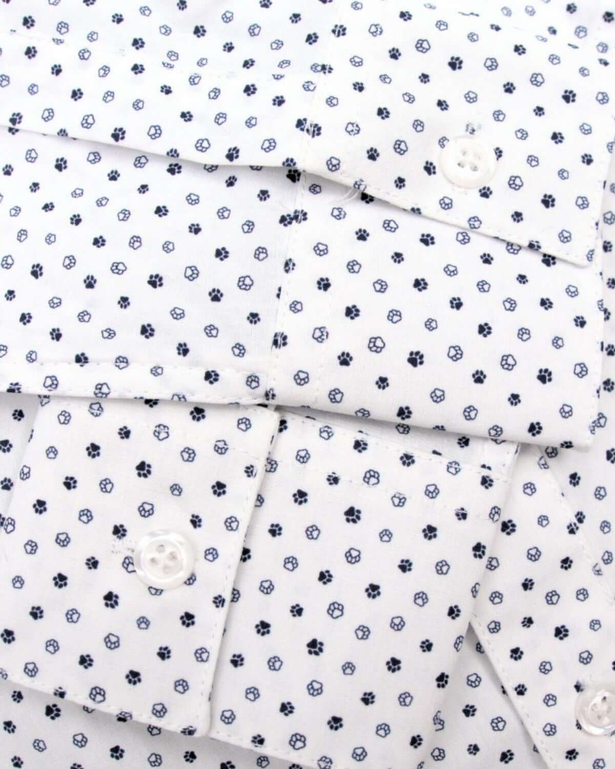 Paw Prints Standard Button Down Shirt