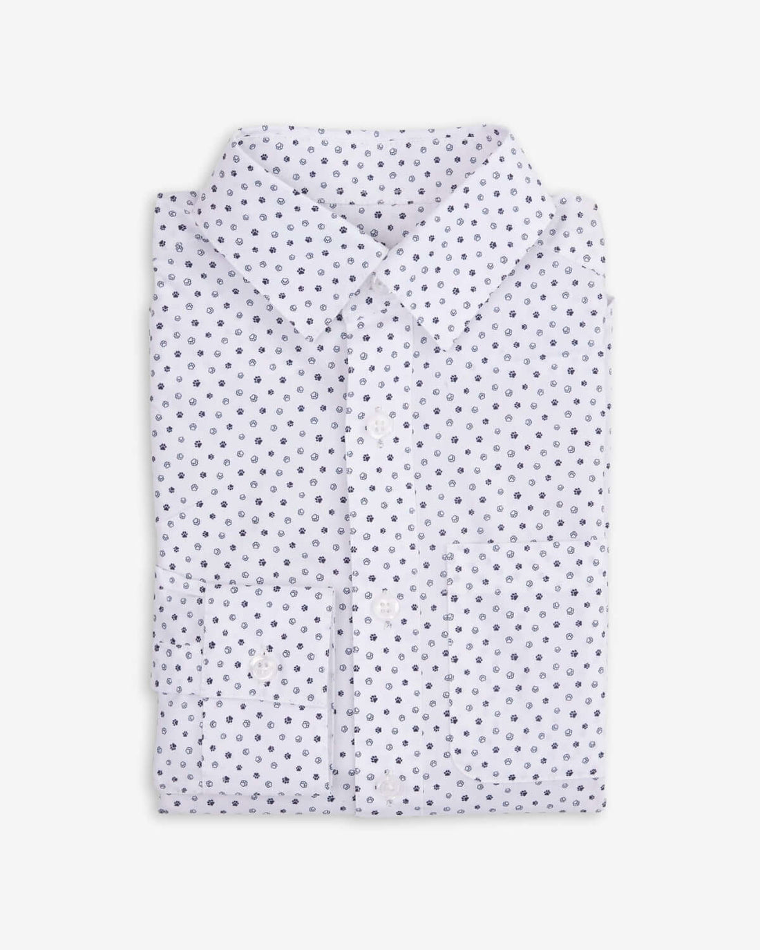 Paw Prints Standard Button Down Shirt
