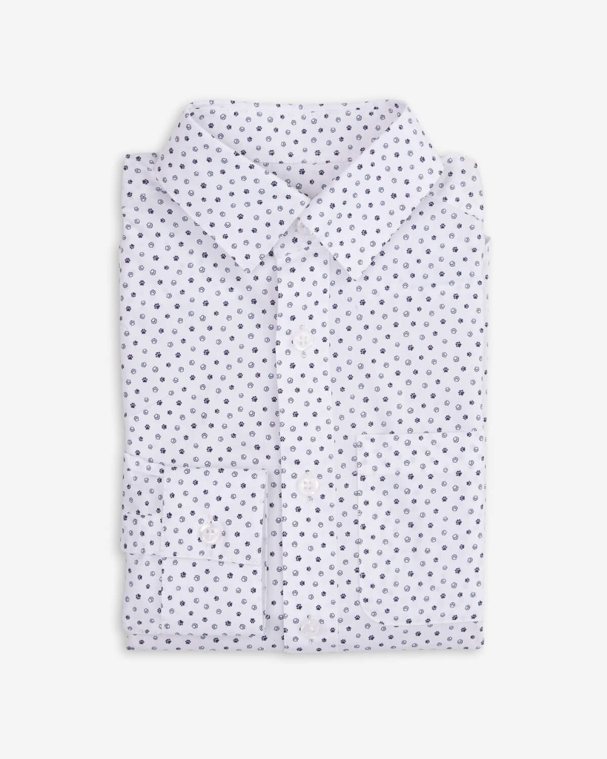 Paw Prints Standard Button Down Shirt