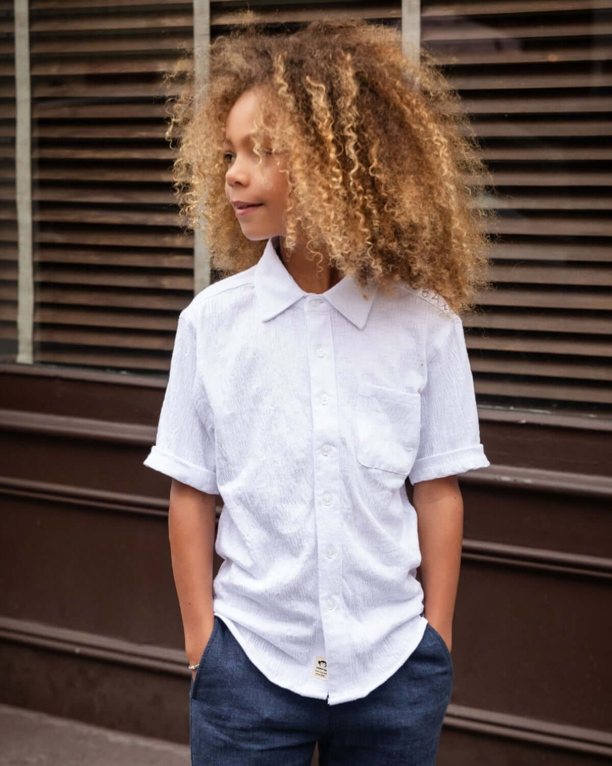White Beach Shirt